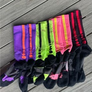 Nike Elite Socks Lot- 4 pairs
